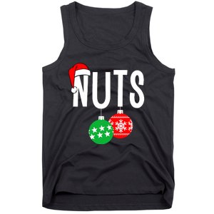 Chest Nuts Matching Chestnuts Funny Christmas Couples Nuts Tank Top