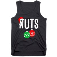 Chest Nuts Matching Chestnuts Funny Christmas Couples Nuts Tank Top