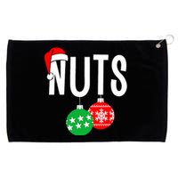 Chest Nuts Matching Chestnuts Funny Christmas Couples Nuts Grommeted Golf Towel