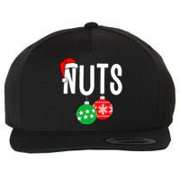 Chest Nuts Matching Chestnuts Funny Christmas Couples Nuts Wool Snapback Cap