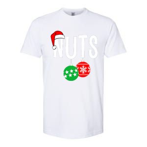 Chest Nuts Matching Chestnuts Funny Christmas Couples Nuts Softstyle CVC T-Shirt