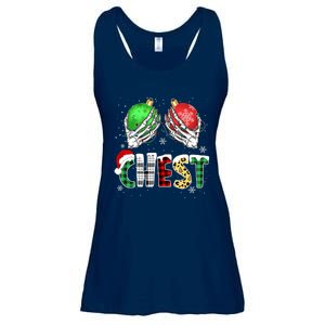 Chest Nuts Matching Chestnuts Funny Christmas Couples Ladies Essential Flowy Tank