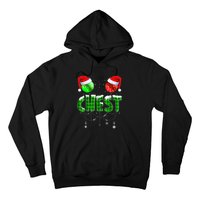 Chest Nuts Matching Chestnuts Funny Christmas Couples Chest Hoodie