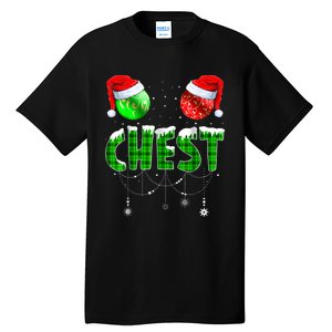 Chest Nuts Matching Chestnuts Funny Christmas Couples Chest Tall T-Shirt