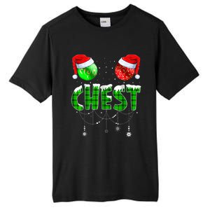 Chest Nuts Matching Chestnuts Funny Christmas Couples Chest Tall Fusion ChromaSoft Performance T-Shirt