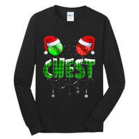 Chest Nuts Matching Chestnuts Funny Christmas Couples Chest Tall Long Sleeve T-Shirt