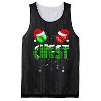 Chest Nuts Matching Chestnuts Funny Christmas Couples Chest Mesh Reversible Basketball Jersey Tank