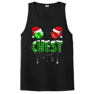 Chest Nuts Matching Chestnuts Funny Christmas Couples Chest PosiCharge Competitor Tank