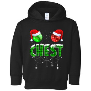 Chest Nuts Matching Chestnuts Funny Christmas Couples Chest Toddler Hoodie