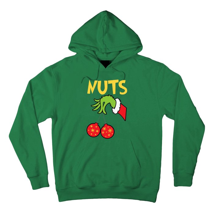 Chest Nuts Matching Chestnuts Funny Christmas Couples Nuts Hoodie