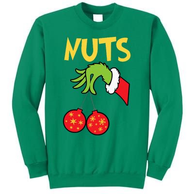 Chest Nuts Matching Chestnuts Funny Christmas Couples Nuts Sweatshirt