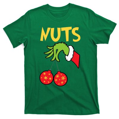 Chest Nuts Matching Chestnuts Funny Christmas Couples Nuts T-Shirt