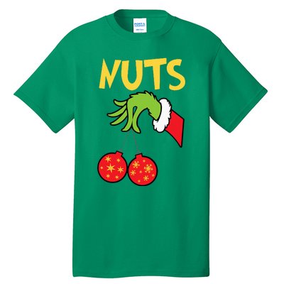 Chest Nuts Matching Chestnuts Funny Christmas Couples Nuts Tall T-Shirt