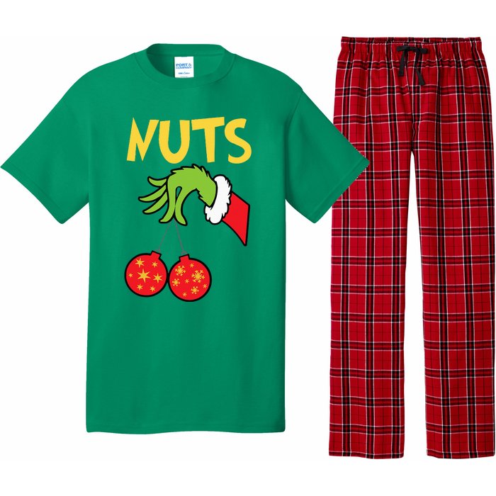 Chest Nuts Matching Chestnuts Funny Christmas Couples Nuts Pajama Set