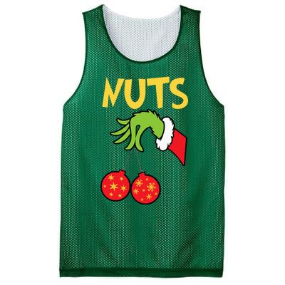 Chest Nuts Matching Chestnuts Funny Christmas Couples Nuts Mesh Reversible Basketball Jersey Tank