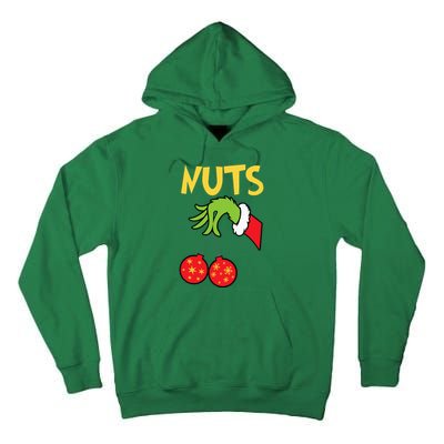 Chest Nuts Matching Chestnuts Funny Christmas Couples Nuts Tall Hoodie