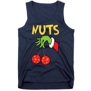 Chest Nuts Matching Chestnuts Funny Christmas Couples Nuts Tank Top