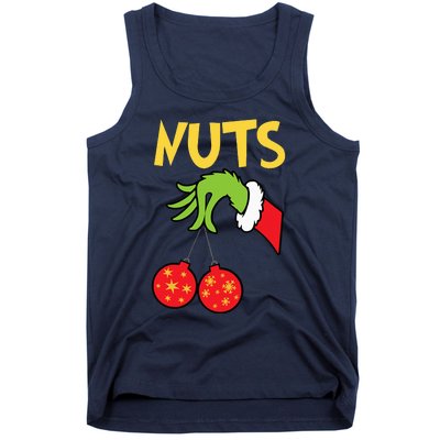 Chest Nuts Matching Chestnuts Funny Christmas Couples Nuts Tank Top