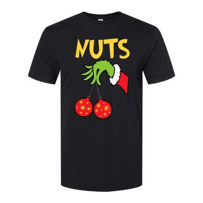 Chest Nuts Matching Chestnuts Funny Christmas Couples Nuts Softstyle CVC T-Shirt