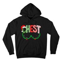 Chest Nuts Matching Chestnuts Funny Christmas Couples Chest Hoodie