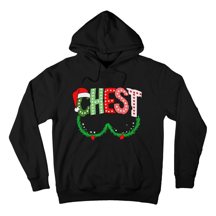 Chest Nuts Matching Chestnuts Funny Christmas Couples Chest Hoodie