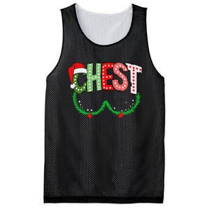 Chest Nuts Matching Chestnuts Funny Christmas Couples Chest Mesh Reversible Basketball Jersey Tank