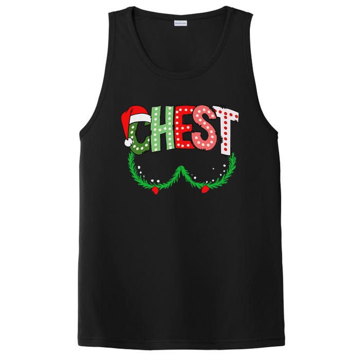 Chest Nuts Matching Chestnuts Funny Christmas Couples Chest PosiCharge Competitor Tank