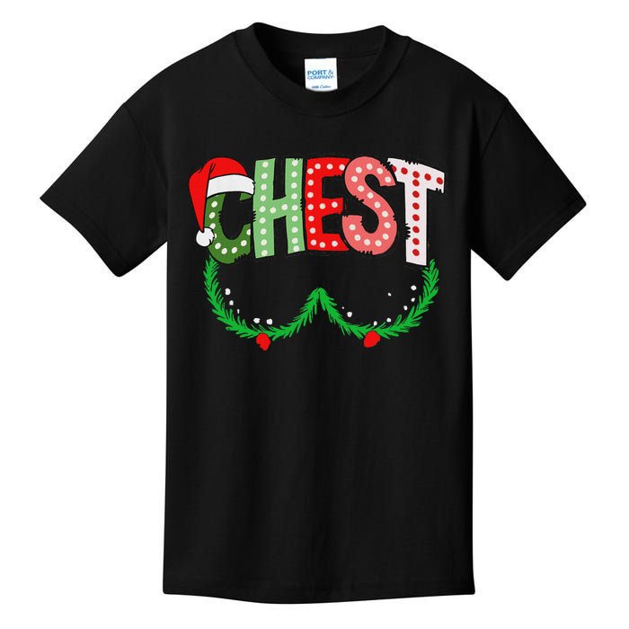 Chest Nuts Matching Chestnuts Funny Christmas Couples Chest Kids T-Shirt