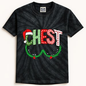 Chest Nuts Matching Chestnuts Funny Christmas Couples Chest Kids Tie-Dye T-Shirt