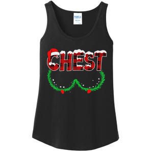 Chest Nuts Matching Chestnuts Funny Christmas Couples Chest Ladies Essential Tank