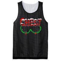 Chest Nuts Matching Chestnuts Funny Christmas Couples Chest Mesh Reversible Basketball Jersey Tank