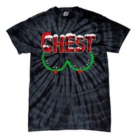 Chest Nuts Matching Chestnuts Funny Christmas Couples Chest Tie-Dye T-Shirt