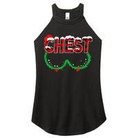 Chest Nuts Matching Chestnuts Funny Christmas Couples Chest Women's Perfect Tri Rocker Tank