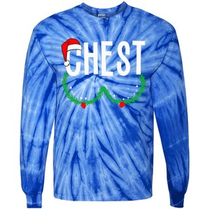 Chest Nuts Matching Chestnuts Christmas Tie-Dye Long Sleeve Shirt