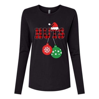 Chest Nuts Matching Chestnuts Xmas Couples Womens Cotton Relaxed Long Sleeve T-Shirt