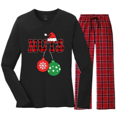 Chest Nuts Matching Chestnuts Xmas Couples Women's Long Sleeve Flannel Pajama Set 