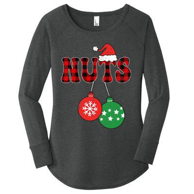 Chest Nuts Matching Chestnuts Xmas Couples Women's Perfect Tri Tunic Long Sleeve Shirt