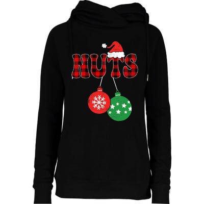 Chest Nuts Matching Chestnuts Xmas Couples Womens Funnel Neck Pullover Hood