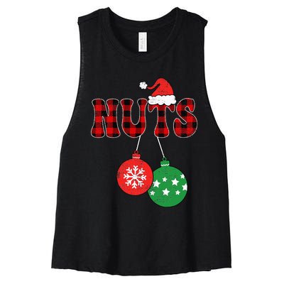 Chest Nuts Matching Chestnuts Xmas Couples Women's Racerback Cropped Tank