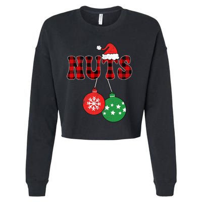 Chest Nuts Matching Chestnuts Xmas Couples Cropped Pullover Crew