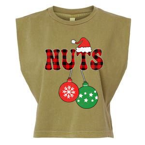 Chest Nuts Matching Chestnuts Xmas Couples Garment-Dyed Women's Muscle Tee