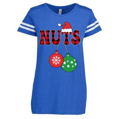 Chest Nuts Matching Chestnuts Xmas Couples Enza Ladies Jersey Football T-Shirt