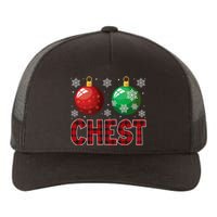 Chest Nuts Matching Chestnuts Funny Christmas Couples Chest Yupoong Adult 5-Panel Trucker Hat