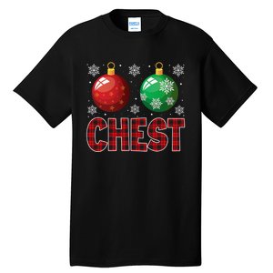 Chest Nuts Matching Chestnuts Funny Christmas Couples Chest Tall T-Shirt