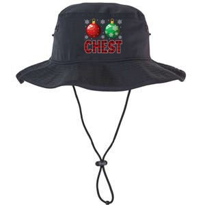 Chest Nuts Matching Chestnuts Funny Christmas Couples Chest Legacy Cool Fit Booney Bucket Hat