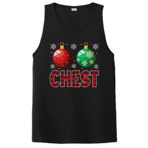 Chest Nuts Matching Chestnuts Funny Christmas Couples Chest PosiCharge Competitor Tank