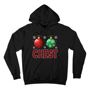 Chest Nuts Matching Chestnuts Funny Christmas Couples Chest Tall Hoodie