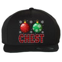 Chest Nuts Matching Chestnuts Funny Christmas Couples Chest Wool Snapback Cap