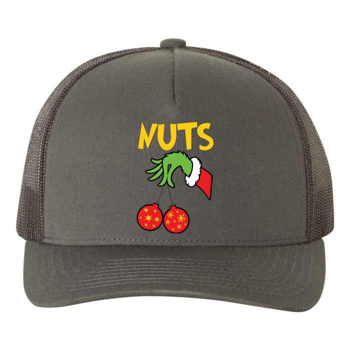 Chest Nuts Matching Chestnuts Funny Christmas Couples Nuts Yupoong Adult 5-Panel Trucker Hat