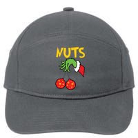 Chest Nuts Matching Chestnuts Funny Christmas Couples Nuts 7-Panel Snapback Hat